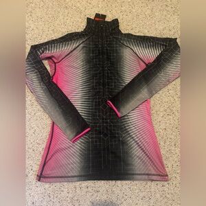 Nike Pro Black and White Geometric Jacket